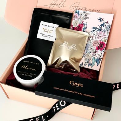 Peony Parcel A Little Luxury Pamper Box cover