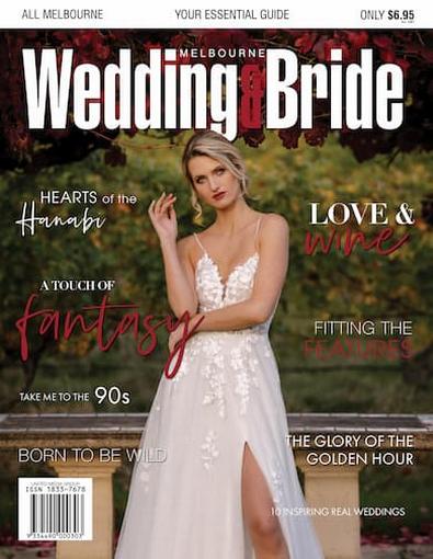 Melbourne Wedding + Bride Magazine #35 cover