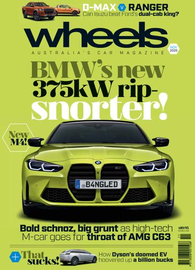 WHEELS magazine cover