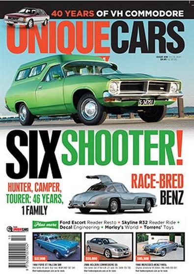 Unique Cars magazine cover