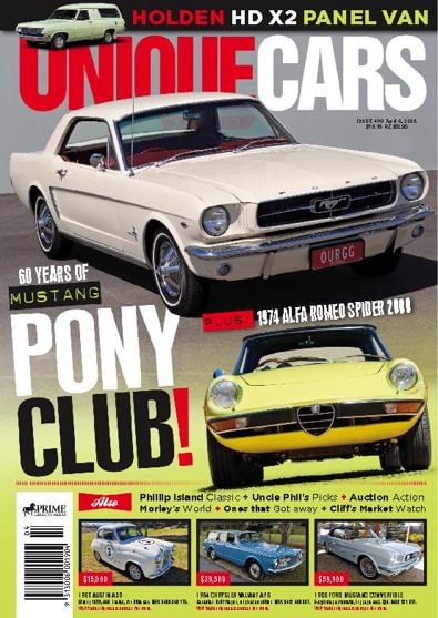Unique Cars magazine cover