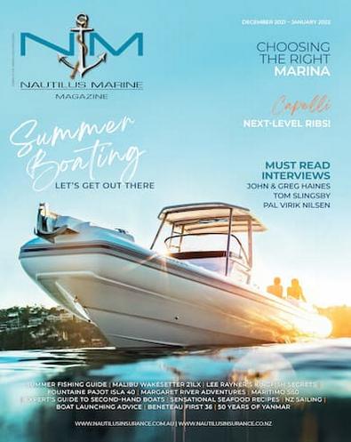 Nautilus Marine Magazine cover