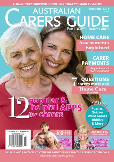 Australian Carers Guide - SA/NT magazine cover