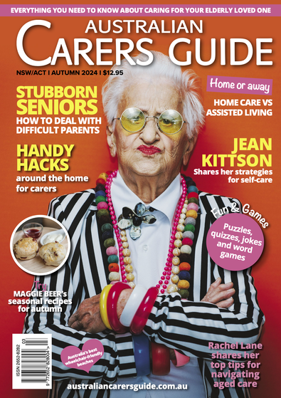 Australian Carers Guide magazine cover
