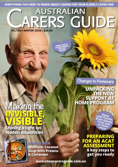 Australian Carers Guide magazine cover