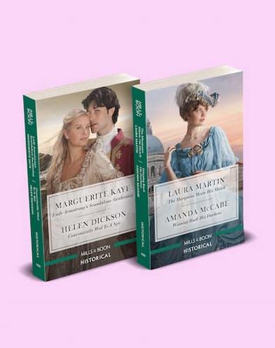 Mills and Boon Historical Romance Book cover