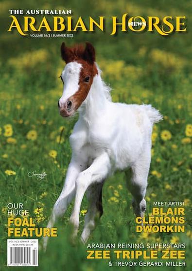 The Australian Arabian Horse News magazine cover