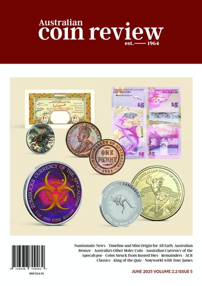 Australian Coin Review magazine cover
