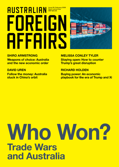 Australian Foreign Affairs magazine cover