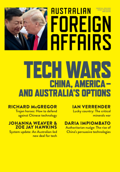 Australian Foreign Affairs magazine cover