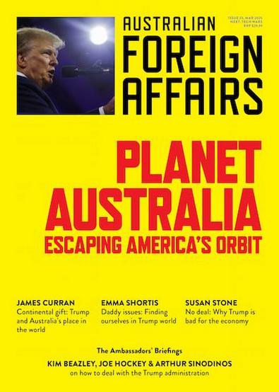 Australian Foreign Affairs magazine cover