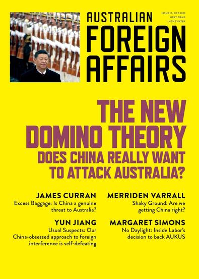 Australian Foreign Affairs magazine cover