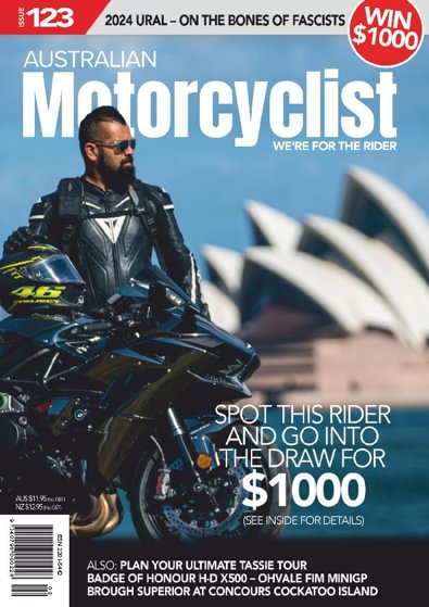 Australian Motorcyclist Magazine cover