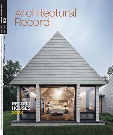 Architectural Record magazine cover