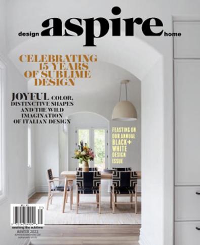 aspire Design & Home magazine cover