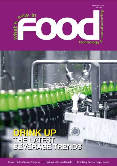 What's New in Food Technology & Manufacturing magazine cover
