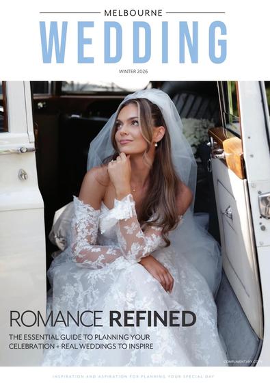 Melbourne Wedding Magazine 2026 cover