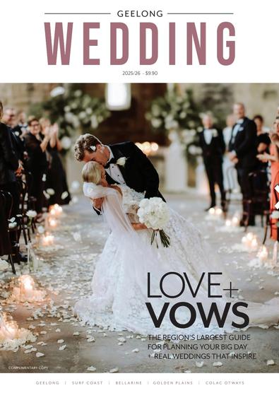 Geelong Wedding Magazine 2025/2026 cover