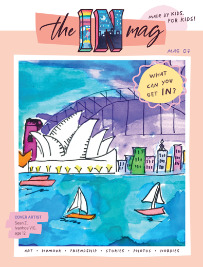 the IN mag - made by kids, for kids! magazine cover