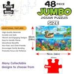 48 Piece Jumbo Floor Puzzle Fishermans Wharf alternate 1