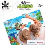 48 Piece Jumbo Floor Puzzle Fishermans Wharf alternate 3