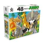 48 Piece Jumbo Floor Puzzle Wild Animals