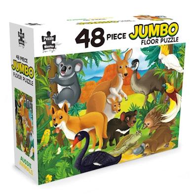 48 Piece Jumbo Puzzles Aussie Animals cover
