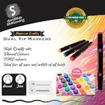 24 Piece Dual Markers alternate 2
