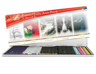 60 Piece Premium Artists Pencils cover