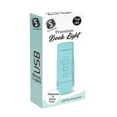 Scribbles USB Book light BLUE cover