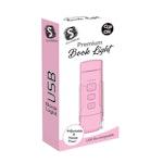 Scribbles USB Book Light Clip PINK