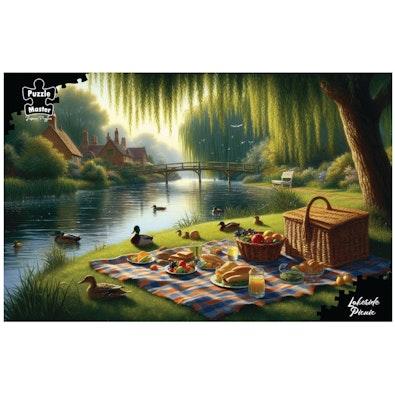Lakeside Picnic Jigsaw Puzzle cover