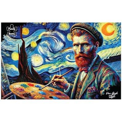 Van Goh Selfie Jigsaw Puzzle cover