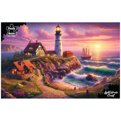 Lighthouse Coast Jigsaw Puzzle cover