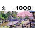 Sakura Trees Japan Jigsaw Puzzle thumbnail