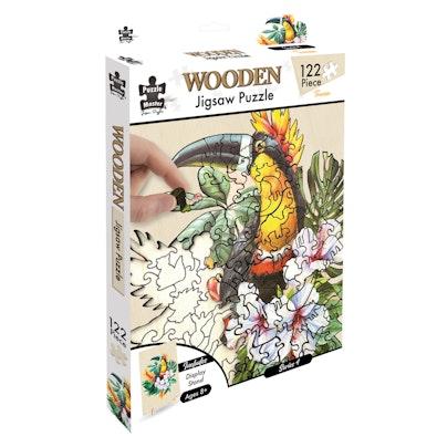 Shaped Wooden Jigsaw Puzzle, Toucan 2.0 cover