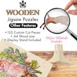 Wooden Jigsaw Puzzle, Major Mitchell Cockatoo alternate 2