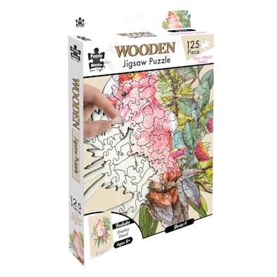 Wooden Jigsaw Puzzle, Major Mitchell Cockatoo cover