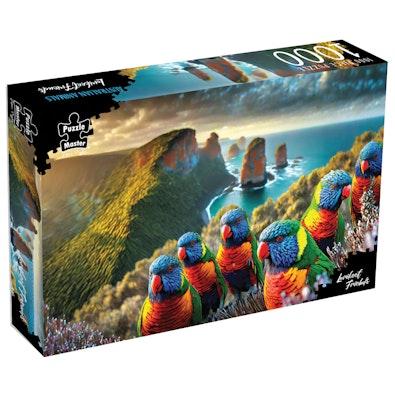Lorikeet Friends Jigsaw Puzzle cover