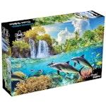 Cruisin' Dolphins Jigsaw Puzzle thumbnail