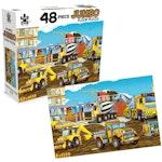 48 Piece Jumbo Floor Puzzle Construction Site alternate 1