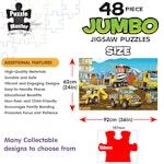 48 Piece Jumbo Floor Puzzle Construction Site alternate 3