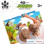 48 Piece Jumbo Floor Puzzle Farmyard Friends alternate 5