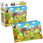 48 Piece Jumbo Floor Puzzle Farmyard Friends alternate 1
