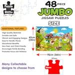 48 Piece Jumbo Floor Puzzle Farmyard Friends alternate 4