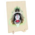 128 Piece Wooden Jigsaw Puzzle, Baboon alternate 1
