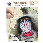 128 Piece Wooden Jigsaw Puzzle, Baboon alternate 3