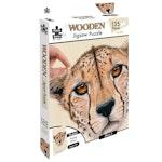 135 Piece Wooden Jigsaw Puzzle, Cheetah thumbnail