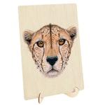 135 Piece Wooden Jigsaw Puzzle, Cheetah alternate 1