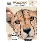135 Piece Wooden Jigsaw Puzzle, Cheetah alternate 3